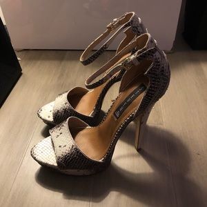 Snakeskin Stilettos- Steven by Steve Madden